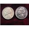 Image 1 : 1159. 1939P Unc. & 39D EF Jefferson Nickels.