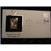Image 1 : 1185. 1980 24K Gold First Day Cover Benjamin