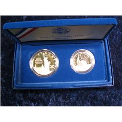 1603. Statue of Liberty 2-Coin Set Proof
