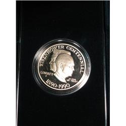 1605. 1990 Eisenhower Com. Dollar. Proof.