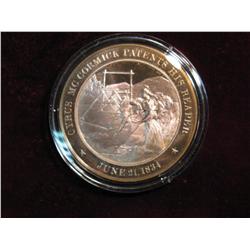 1612. 1834. McCormick Pastents his Reaper.