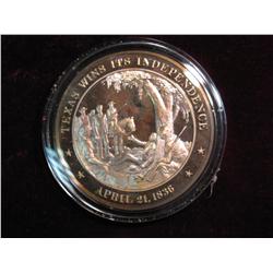 1614. 1836. Texas Wins its Independence. Bronze 