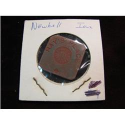 1635. Ray's Place, Newhall, Iowa, 10C Red Fiber.