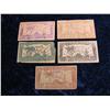 Image 2 : 1652. Scarce Set WWII Philippines5, 10, 20 & 50 Centavos
