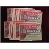 1895. (25) Blackhawk Ginger Ale Labels.