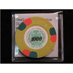 1905. $1000. Casino De Isthmus City, Used in James Bond Movie.