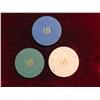 Image 2 : 1910. $1, $5 & $20. IB Gaming Tokens.