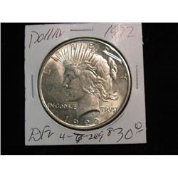 1919. 1922P Peace Dollar. Unc.