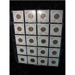 1930. (20) Buffalo Nickels. 1927-37