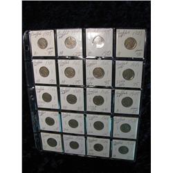 1936. (20) Buffalo Nickels. 1925 & 26.