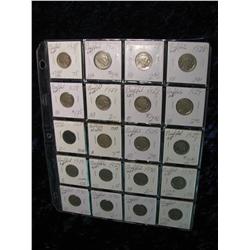 1939. (20) Buffalo Nickels. 1928-30.