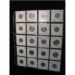 1943. (20) Buffalo Nickels. 1928, 28D, 29P, 29D & 29S.