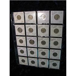 1944. (20) Buffalo Nickels. 1926, 27, 27D, 28P & 28D.