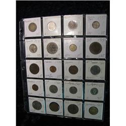 1947. (20) Foreign Coins. 1915-1992.