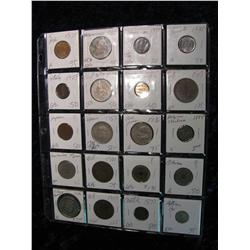 1952. (20) Foreign Coins. 1894-1985.