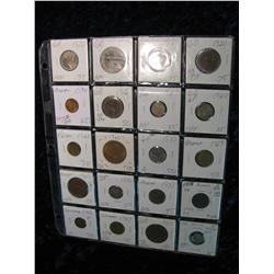 1953. (20) Foreign Coins. 1875-1987.