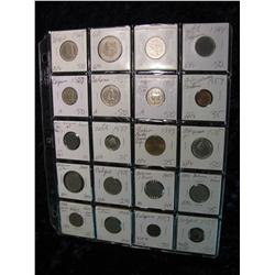 1959. (20) Foreign Coins. 1935-1993.