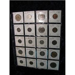 1962. (20) Foreign Coins. 1901-1985.