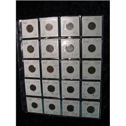 1963. (20) Indian Head Cents. 1902-04