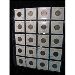 1986. (20) Liberty Head Nickels. 1905-06.