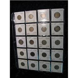 1987. (20) Liberty Head Nickels. 1906.