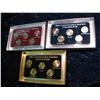 Image 1 : 1990. (3) 2001 State Quarter Sets, P,D and Gold Edition Sets.