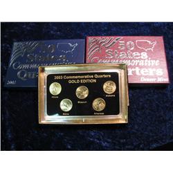 1992. (3) 2003 State Quarter Sets, P,D and Gold Edition Sets.