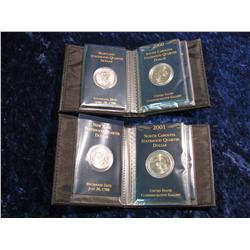 1996. 2000 & 01 State Quarter Sets in Booklets.