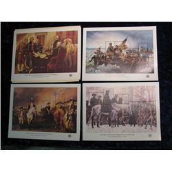 2216. Set of 4-Bicentennial Stamp Souvenir Sheets