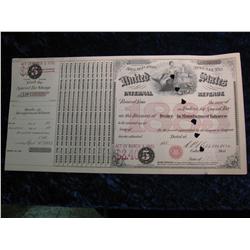 2219. 1883 Large Tobacco Revenue Stamp.