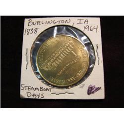 2228. 1964 Burlington, Iowa. Centennial Medal.