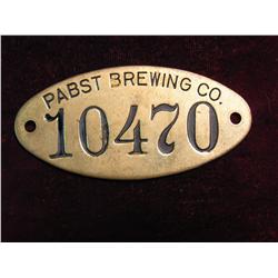 2246. Pabst Blue Ribbon Barrel Tag.