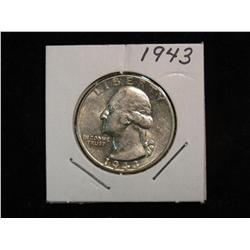 2249. 1943P Washington Quarter. AU.