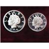 Image 2 : 2287. $5 & $10. Silver Liberty Dollars. Proof.
