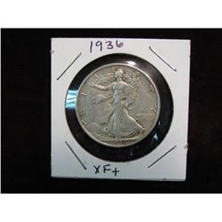 2289. 1936P Walking Liberty Half Dollar. EF.