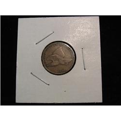 2290. 1858 SL Flying Eagle Cent. VG.
