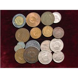 2295. (17) Foreign Coins Back to 1888.