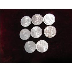 2297. (8) German 1920-22 50-Pfennigs.