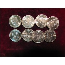 2298. (8) 2009P John Tyler Dollars. BU.