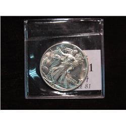 2301. 1941S Walking Liberty Half Dollar. BU.