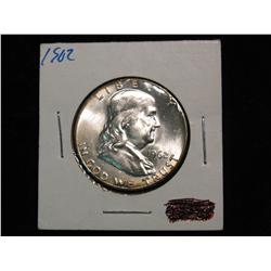 2341. 1962P Franklin Half Dollar. BU.