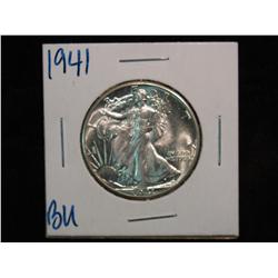 2342. 1941P Walking Liberty Half Dollar. BU.