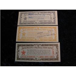 2363. 1930's Poll Parrot Shoes Script, .25c, $1. $5.