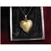 Image 1 : 2478. 14k G.F. Heart Shaped Locket Inscribed "MOM" With Rose