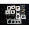Image 2 : 2487. (14) Assorted Capital Plastic Coin Holders. Used
