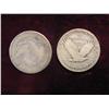 Image 2 : 2511. 1876 Liberty Seated,1930 S Standing Liberty Quarters. AG,VG