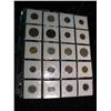 Image 2 : 2521. (20) Assorted foreign Coins in 2x2's, Page. $20 Est. Retail Value.