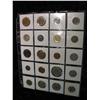 Image 2 : 2523. (20) Assorted foreign Coins in 2x2's, Page. $20 Est. Retail Value.