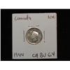Image 1 : 2702. 1944 Canada Ten Cent Silver. Ch BU