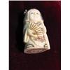 Image 1 : 2804. Japanese Netsuke, Female Figurine, Detailed and Colored, Signed On Bottom.